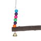 thumbnail image 2 of Wooden Hanging Chicken Swing, Pet Perch with Durable Flat Bar, 30 x 32 cm, 2 of 3