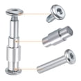 thumbnail image 3 of Uxcell 10 Pcs Inline Skate Axle Spacer Screw Replacement Roller Skate Replacement Accessories with Installation Tools, 3 of 6