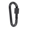 thumbnail image 3 of 10 Pack Aluminum D Ring Key Rings Hiking Clips Locking Carabiner for Hiking Camping Fishing Hooks and Outdoor Use, 3 of 5