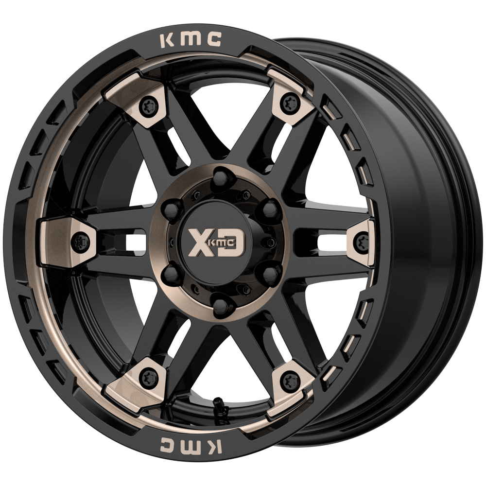 XD SERIES XD840 SPY II Satin Black with Tinted Clear Coat (17"x9