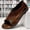 Dark Brown, variant on New Men'S Summer Sandals with a Stylish Design, Breathable And Cool, Made of PU, Perfect for Casual Wear, Lightweight And Comfortable