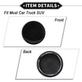 thumbnail image 5 of Car Wheel Hub Center Caps 62 mm 2.44" OD Center Hub Cover Universal Scratch Resistance ABS Plastic Black, 5 of 6