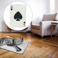 thumbnail image 2 of Alfombrilla rascadora para gatos con forma de póquer Garras abrasivas para gatos que evita daños en los muebles Juguetes para gatos alfombras Pala A Sunnimix Almohadilla para rascar para gatos, 2 of 7