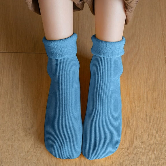 Hauaitttt Socks for Kids Fleececozy Soft Velvet Slim Thermal Socks Fleececozy Socks Winter Warm Snow Socks Girl Socks Size 11 Short Socks for Kids 2y Socks Candy Socks Kids No Show Dress Socks Kids