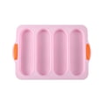 thumbnail image 1 of Molde de pan Molde flexible Pastelería para hornear bandeja de chocolate reutilizable Molde de pastel de chocolate PAN Panadería de la panadería Accesorio para refrigerador Horno Rosa Eigraketly HA028546-02, 1 of 7