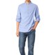 thumbnail image 3 of Lars Amadeus Camisa Henley Ligero Cuello Con Banda Botón Abajo Mangas Largas Casual Para Hombres Azul Claro XL Unique Bargains Camisa, 3 of 7