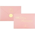 thumbnail image 1 of GFDYREE Wedding Invitation Envelopes, 20 Pcs Invitation Envelopes with Seal Stickers Pink Envelopes for Wedding Invitations Envelopes Used for 5x7 Cards\u2026, 1 of 7