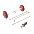 thumbnail image 2 of Terraxo Nettoyeur Haute Pression pour Châssis avec Acier Résistant à l'Usure, action de Nettoyage Puissante, Tiges d'Extension Incluses, Roues à Connexion Rapide Adaptées pour l'Entretien des Véhicules, Style de surface Extérieure, 2 of 8