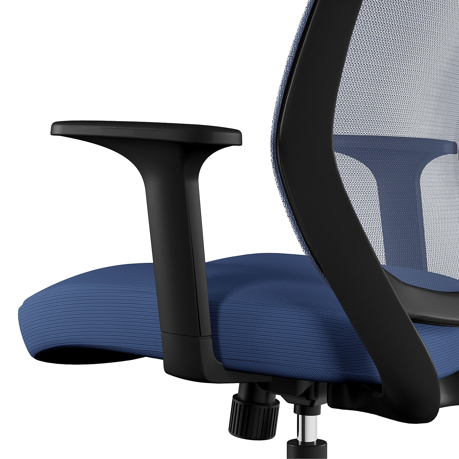 Union Scale Essentials Mesh Back Fabric Task Chair Blue UN56965