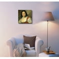 thumbnail image 2 of The Gypsy Girl - Malle Babbe by Frans Hals - Canvas Print Wall Art Famous Painting Reproduction - 16" x 16", 2 of 4