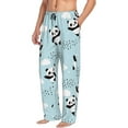 thumbnail image 2 of Disketp Cute Panda Bear Men'S Pajama Pants - Ultra Soft Fleece Sleep And Lounge Pants (Size: S-Xxl), 2 of 9