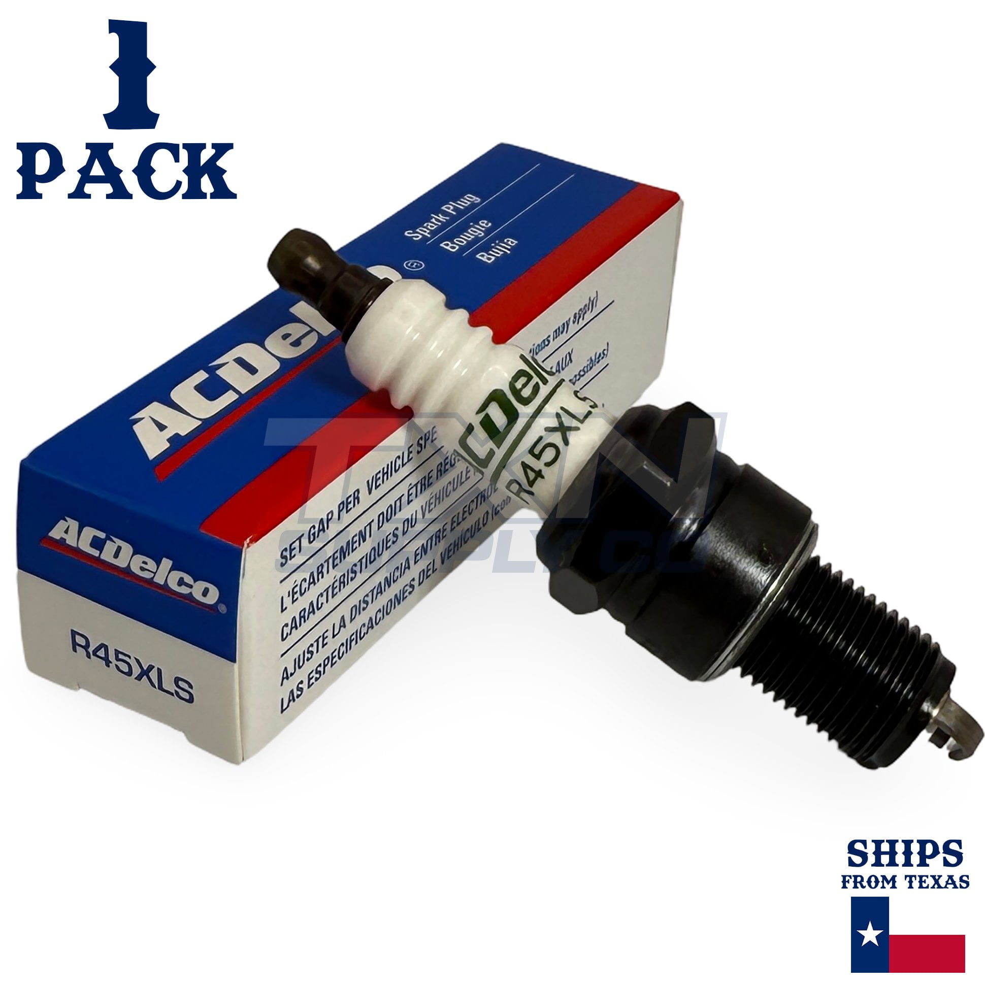 ACDelco 41-108 Spark Plug (Pack of 2) ACDelco Iridium Spark Plugs 41-108 4Pcs Fit for Chevrolet Captiva Buick GMC