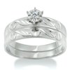 1/20 Carat Diamond Wedding Set