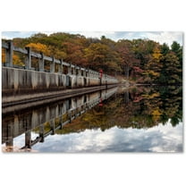 Trademark Fine Art "New York in Fall" Canvas Art by David Ayash