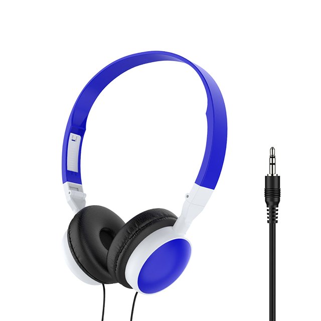 Wired Gaming Headset, 3.5mm Plug, Head-Mounted, Rotatable Foldable, Comfortable Earplugs, for Mobile Phone MP3, Vocal Music