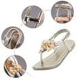 thumbnail image 6 of Gubotare Sandals Girls Toddler Sandals Summer Boys Girls Kids Sandals Open-toe Water Hiking Lightweight Athletic Outdoor Size 1.5 (Gold,Big Kids 1.5), 6 of 6