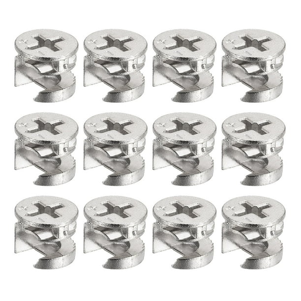 Uxcell Cam Lock Nut for Furniture, 12 Pack 11.65x9.8mm Joint Connector Locking Nuts Furniture