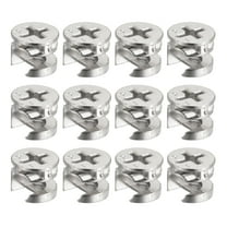 Uxcell Cam Lock Nut for Furniture, 12 Pack 11.65x9.8mm Joint Connector Locking Nuts Furniture Connecting Cam Fittings