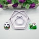 thumbnail image 2 of 4 Piezas de de Azúcar para Decoración de Pasteles Herramienta de de Fondant Fútbol, 2 of 7