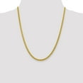 thumbnail image 4 of Primal Gold 14 Karat Yellow Gold 3.10mm Semi-solid Diamond Cut Wheat Chain, 4 of 4