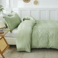 thumbnail image 2 of EMME Duvet Cover Set Microfiber, Tufted King Duvet Cover Set, Boho Bedding Sets for All Seasons, 3 Pieces Embroidery Chic Duvet Cover Full, 1 Duvet Cover + 2 Pillowcases (Sage Green, King), 2 of 7