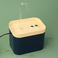thumbnail image 1 of Ruiboury Easy To Clean And Portable Cat Water Fountain With Quiet Filter Safe green 2, 1 of 6