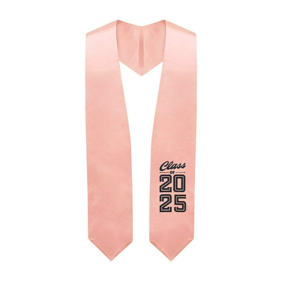 Endea Graduation Pink Class of 2025 Graduation Stole/Sash with Classic Tips