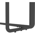 thumbnail image 5 of Console Table, Tempered Glass Entryway Table, Modern Sofa Table with Black Metal Frame Narrow Side Table for Hallway Living Room Entryway(Black), 5 of 6