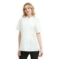 thumbnail image 1 of TOPTIE Women's Chef Coat With White Mesh Short Sleeve Chef Jacket, 1 of 10