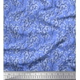 thumbnail image 1 of Soimoi Rayon Fabric Leaves Shirting Print Fabric by Yard 42 Inch Wide, 1 of 1