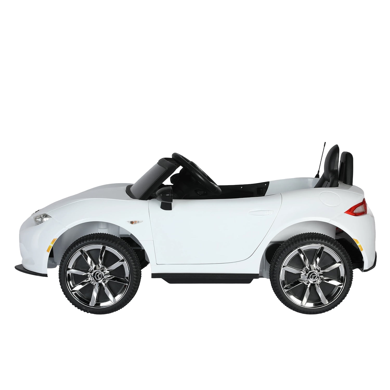 CIPACHO Licensed MAZDA MX-5 RF, 12V Ride On Cars for Kids, Electric Kids Truck Cars, Battery Motorized Vehicles with 2.4G Remote Control, USB, Bluetooth, White CIPACHO Licensed MAZDA MX-5 RF, 12V Ride On Cars for Kids, Electric Kids Truck Cars, Battery Motorized Vehicles with 2.4G Remote Control, USB, Bluetooth, White
