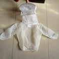 thumbnail image 2 of Apicultores Apicultura Chaqueta Velo Sombrero Traje Equipo Protección Blanco Cola Chaqueta de apicultura profesional, 2 of 8
