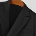 thumbnail image 5 of ZACPNCV Mens Trench Coat Solid Color Loose Fit Single Breasted Long Overcoat Fashion Fall Winter Topcoat, 5 of 9