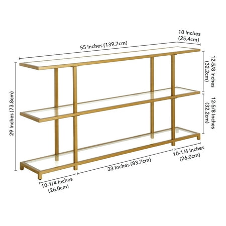 Camden&Wells - Greenwich Console Table - Silver