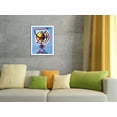 thumbnail image 4 of France - The Greatest World Network (Grand Reseau du Monde) - Vintage Airline Travel Poster by Jacques Nathan-Garamond c.1956 - Bamboo Fine Art 290gsm Paper (Unframed) 17x22in, 4 of 4