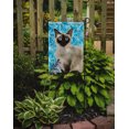 thumbnail image 2 of Carolines Treasures CK3114GF Siamese Winter Snowflake Garden Size Flag, 2 of 3