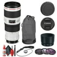 thumbnail image 1 of Canon EF 70-200mm f/4L IS II USM Lens (2309C002) + Filter + Cap Keeper + More, 1 of 8