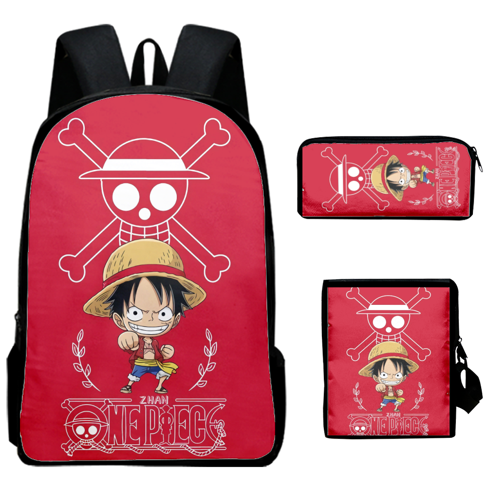 One Piece Teen Cartoon Backpack Travel Bag Kids Backpack School
