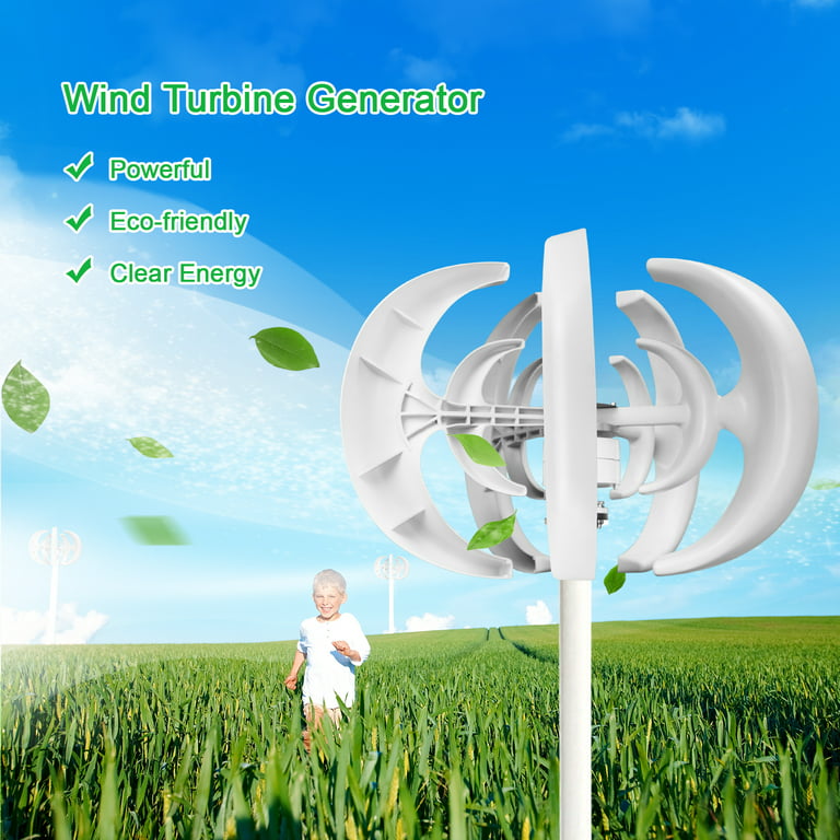 1200W Wind Generator with Controller 5 Minitype Lantern Wind Generator Kit  Clear Energy Windmill for Home Highways Boats 