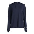 thumbnail image 5 of Athletic Works Women's French Terry Mock Neck Hoodie, Sizes XS-XXXL, 5 of 5