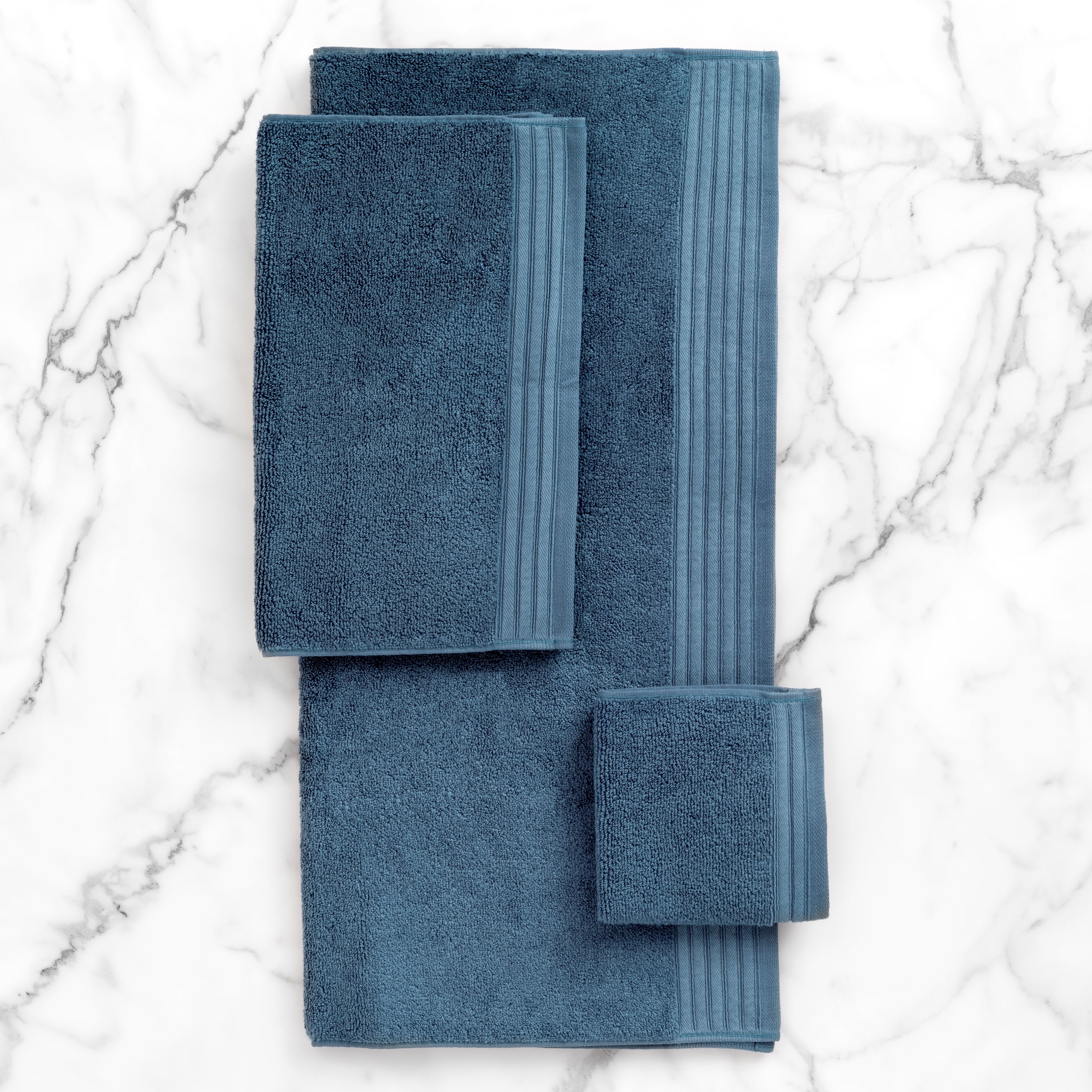 Bath/Hand Towels and Washcloths - Cosmic Blues ($60 set)