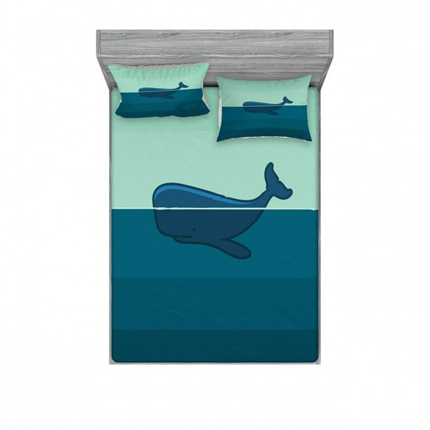Whale Bedding Set With Sheet Covers Big Blue Half Of It Swimming On The - Sea Life Bedding Twin Xl Whale Bedding Set With Sheet Covers Big Blue Half Of It Swimming On The - Sea Life Bedding Twin Xl