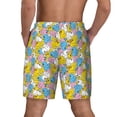 thumbnail image 2 of Lsque Mens Swim Trunks Colorful Duck Pattern - Bathing Suit Compression Liner - Beach Swim Shorts Swimwear - (S-3XL) - Stretch Quick Dry -X-Large, 2 of 9