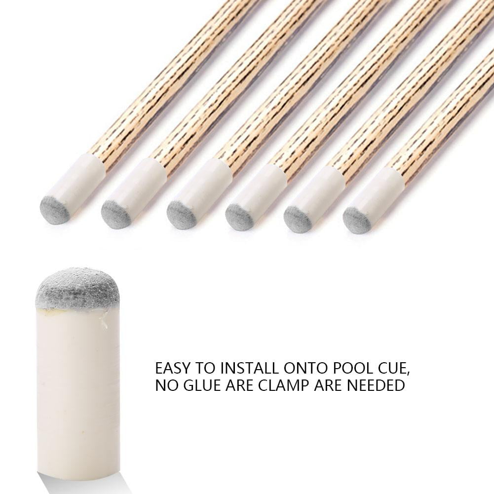 Greensen Pool Cue Accessory, Pool Cue Tip,100Pcs Durable Plastic