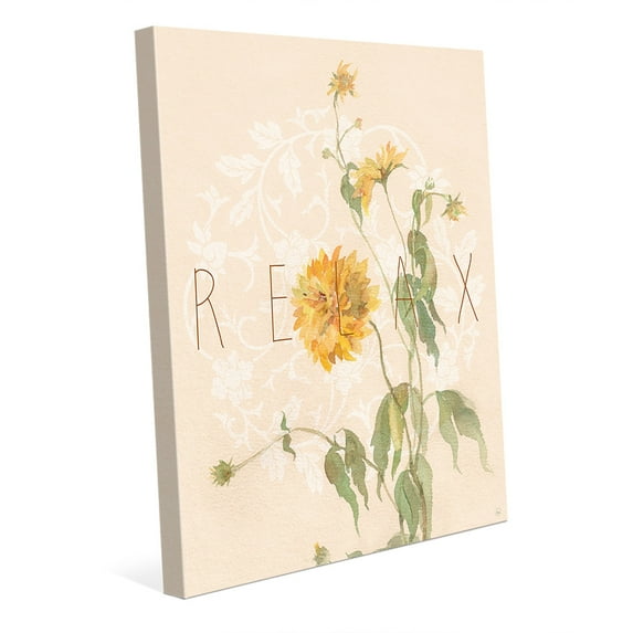 Relax Flowers | 16" x 20" Canvas Wall Art