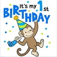 thumbnail image 2 of CafePress - First Birthday Monkey Infant Bodysuit - Baby Light Bodysuit, Size Newborn - 24 Months, 2 of 4
