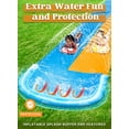 thumbnail image 6 of Joyfy 22.5ft Water Slides and 2 Bodyboards, Lawn Backyard Waterslides Water Toy with Build Sprinkler for Kids Outdoor Water Fun, 6 of 9