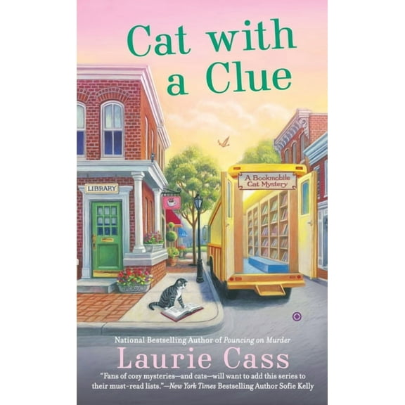 Bookmobile Cat Mystery Cat with a Clue, Book 5, (Paperback)