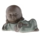 thumbnail image 5 of Estatuil De Monjes, Adornos Decorativos De Monjes De Cerámica, Decoración De Estante De Escritorio Para Mascotas De Té, Arte De Colección perfecl Figura monje pequeña de cerámica, 5 of 8