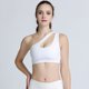 thumbnail image 3 of Sujetador deportivo de un hombro, parte superior de yoga acolchada extraíble, postoperatorio, inalámbrico, sexy, lindo soporte medio (blanco) Sailing Electrónica, 3 of 5